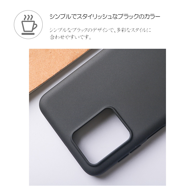 moto g64 5G ケース moto g64y 5G カバー 黒 ブラック 耐衝撃 マット Motorola ソフトケース TPU カバー ソフト ケース スマホカバー 関連画像1