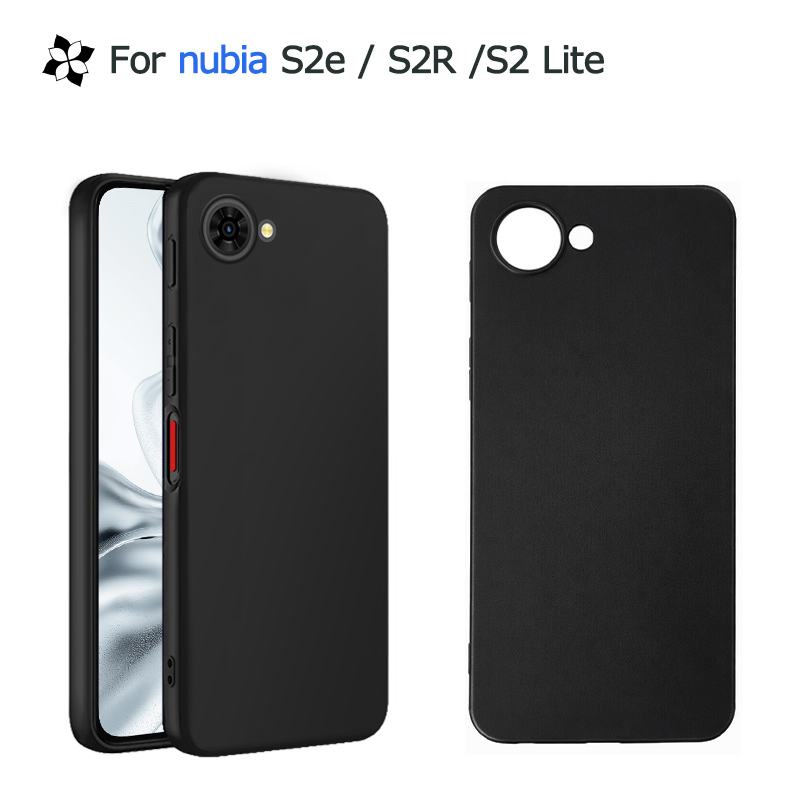 nubia S2e ケース nubia S2R カバー nubia S2 Lite ケース クリア 黒 ブラック 耐衝撃 TPU ソフトケース ストラップ ホール 軽量 シンプル 傷防止 | 
