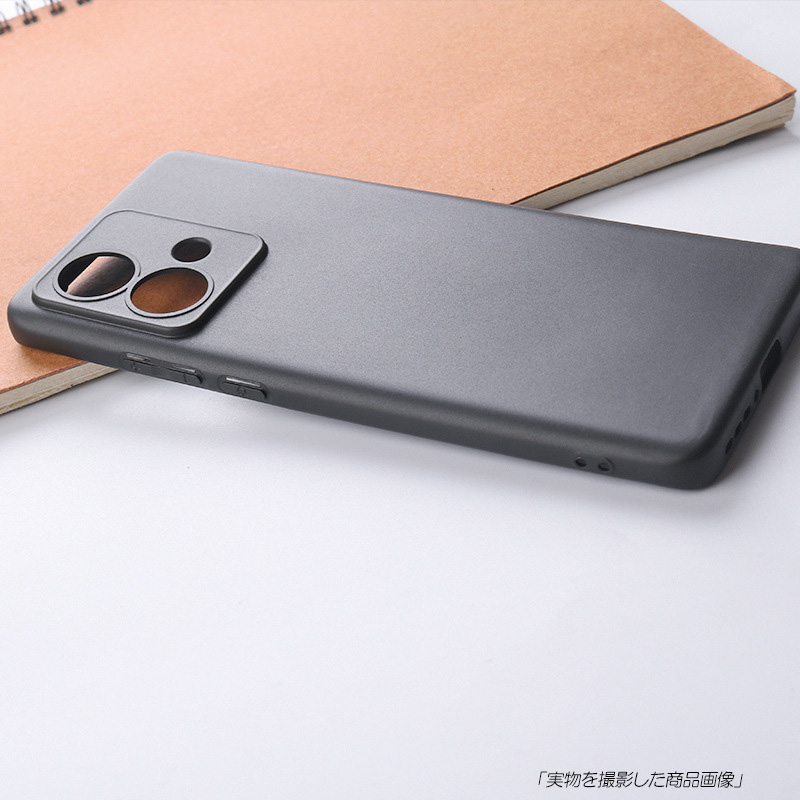 Motorola Edge 40 Neo ケース カバー 黒 ブラック 耐衝撃 マット moto