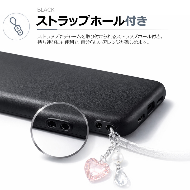 ブラック OPPO Reno15 A ケース カバー oppo reno15a ケース 黒 ブラック 耐衝撃 TPU ソフトケース 軽量 シンプル 傷防止 落下防止 耐衝撃 マット 関連画像5