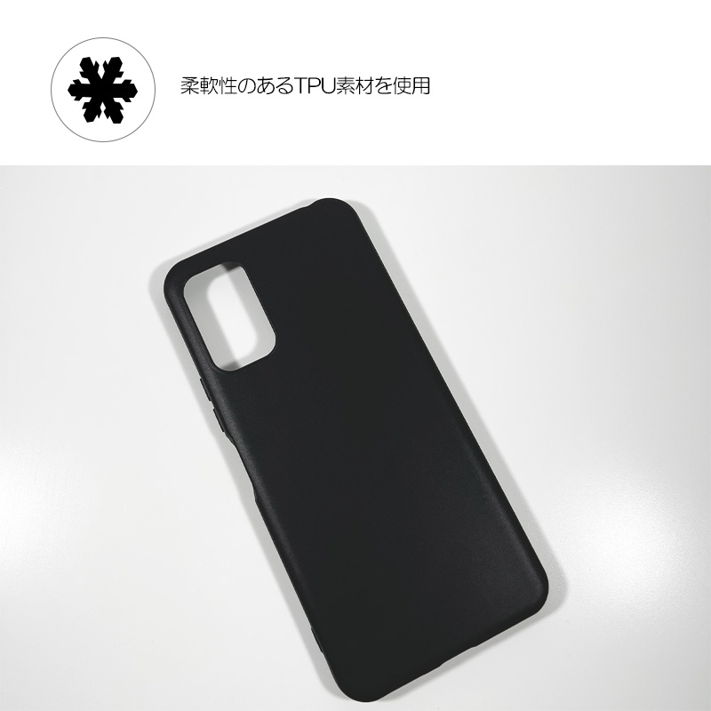Redmi Note10T ケース Redmi Note10JE カバー ブラック 黒 耐衝撃 ソフトケース TPU カバー ソフト redmi note10t note10je スマホカバー 関連画像1