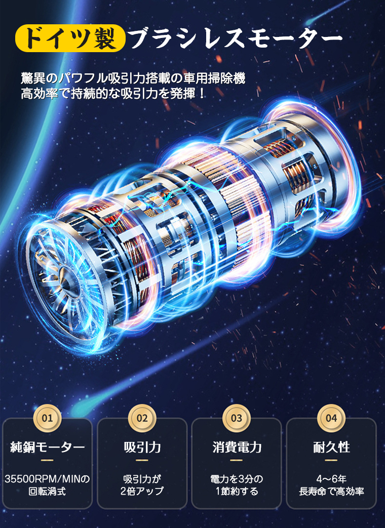 ハンディ掃除機 コードレス