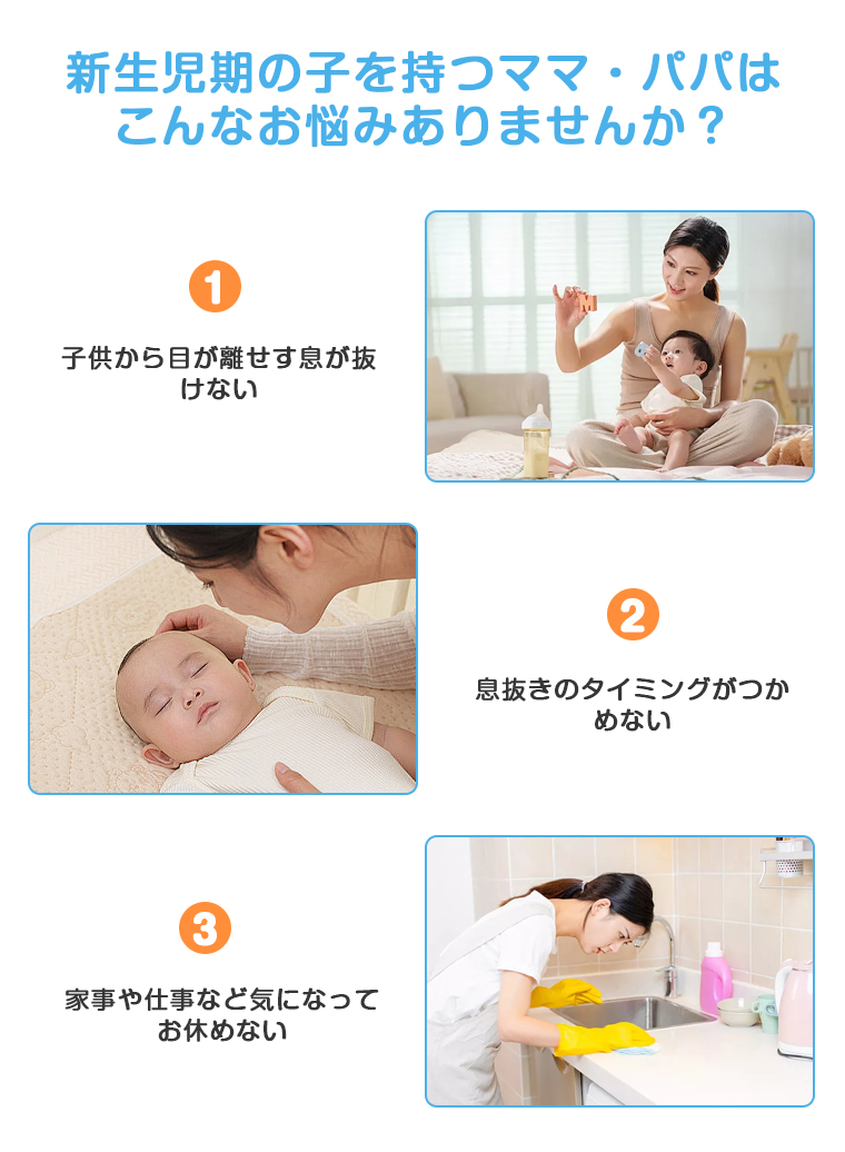 見守りカメラ 赤ちゃん ベビーモニター Wi-Fi 不要 設定簡単 高齢者