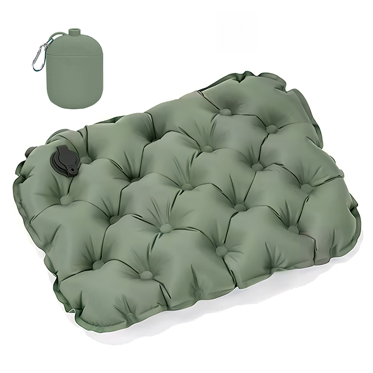 座布団 エアー 折りたたみマット 椅子用 エアーマット 自動膨張 空気