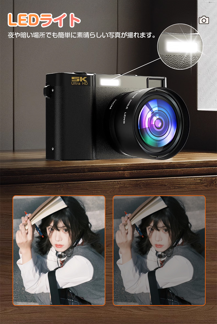 Amazon.com : ZNIARAKL 5K Video Camera Camcorder 48MP UHD