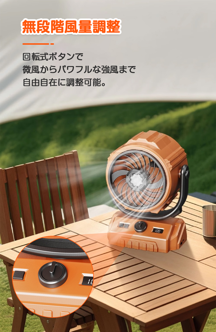 キャンプ　扇風機　アウトドア　小型　自動首振り　コードレス　リモコン　吊り下げ 71aLLNS0bBL._AC_UL210_SR210,