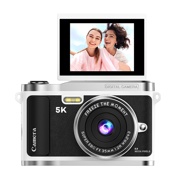 デジタルカメラ 自撮り デジカメ おしゃれ 修学旅行 スマホ 転送 5000万画素 5Kデジタルカメラ コンパクビデオカメラ 180度自撮り 美顔フィルター 16倍ズーム |  | 01
