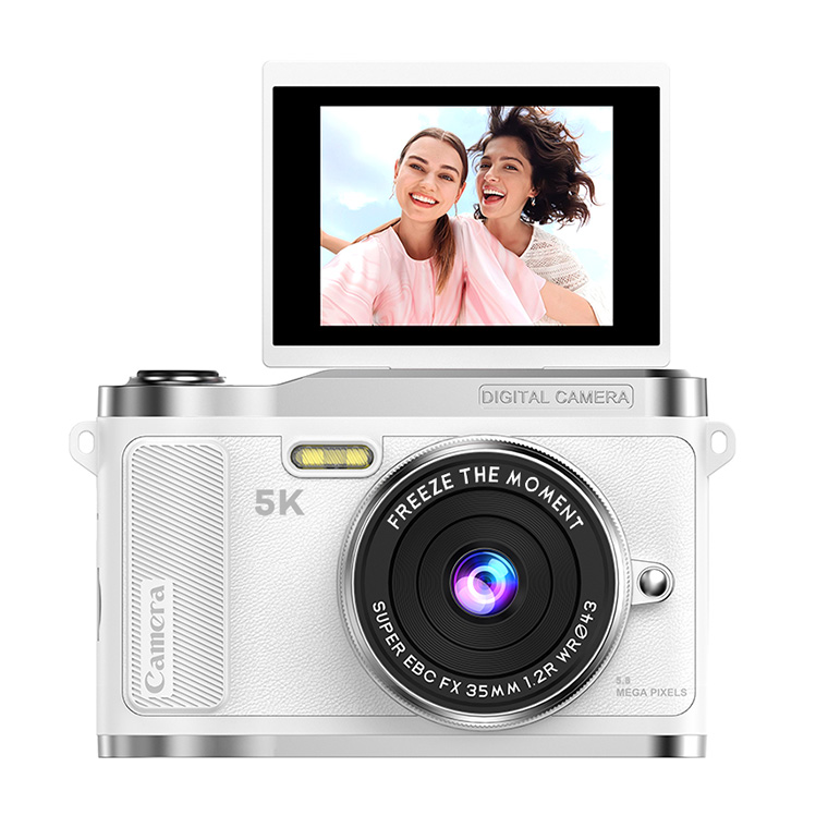デジタルカメラ 自撮り デジカメ おしゃれ 修学旅行 スマホ 転送 5000万画素 5Kデジタルカメラ コンパクビデオカメラ 180度自撮り 美顔フィルター 16倍ズーム |  | 02