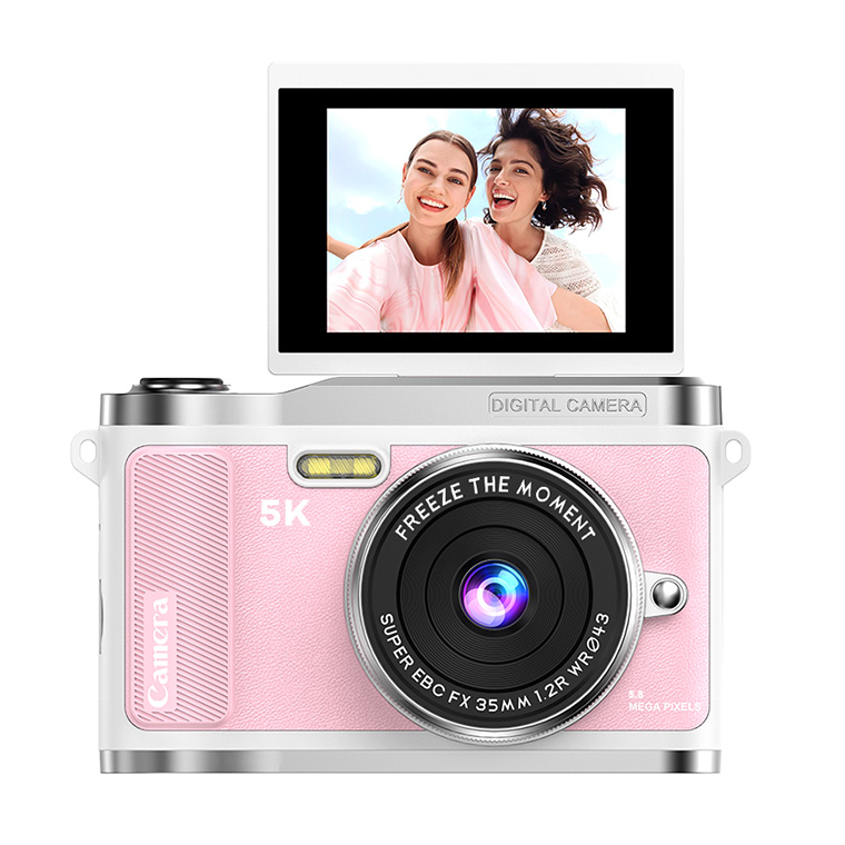デジタルカメラ 自撮り デジカメ おしゃれ 修学旅行 スマホ 転送 5000万画素 5Kデジタルカメラ コンパクビデオカメラ 180度自撮り 美顔フィルター 16倍ズーム |  | 03