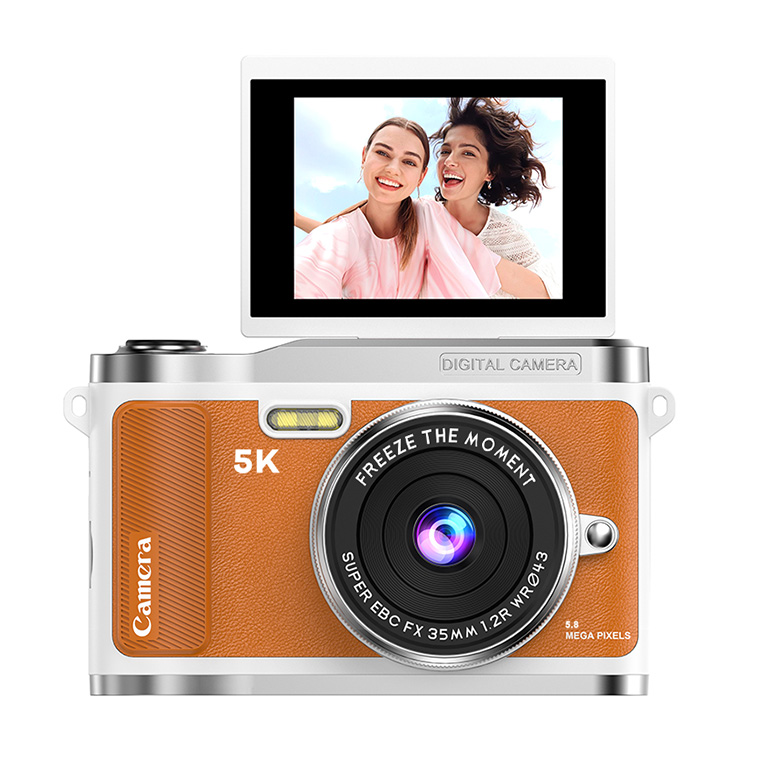 デジタルカメラ 自撮り デジカメ おしゃれ 修学旅行 スマホ 転送 5000万画素 5Kデジタルカメラ コンパクビデオカメラ 180度自撮り 美顔フィルター 16倍ズーム |  | 04