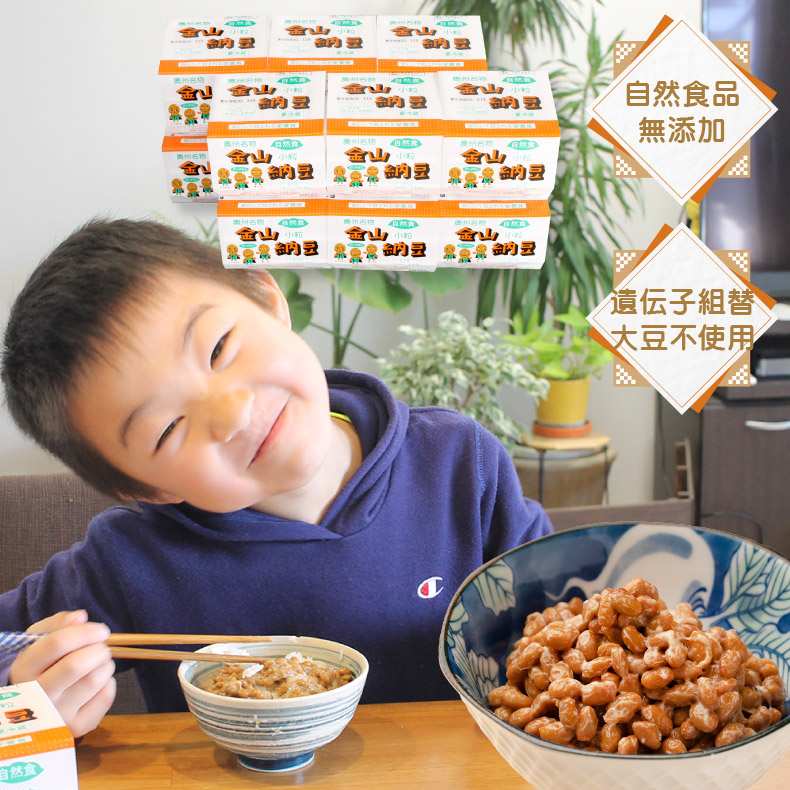 納豆 食べやすい 人気 ナットウキナーゼ 健康 パック 奇跡の納豆 金山納豆 自然 健康大豆パワー食品(3ヶパック)×12個入り(合計36パック入り) | 