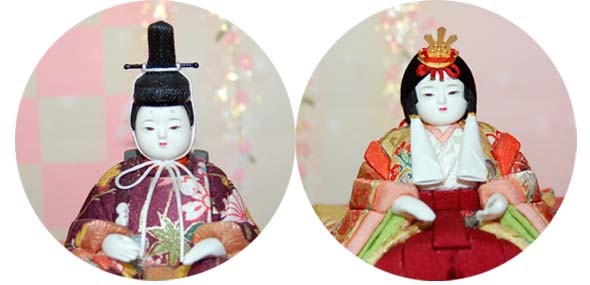 爆買 木目込み人形 喜久絵作 桜華五宝（収納タイプ）45515（部門閉鎖の 