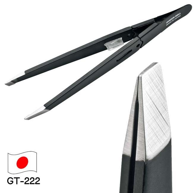 驚きの毛抜き 先斜めタイプ(ブラック) GT-222 日本製 おすすめ :4972525534277:ふれあいギフト - 通販 -  Yahoo!ショッピング