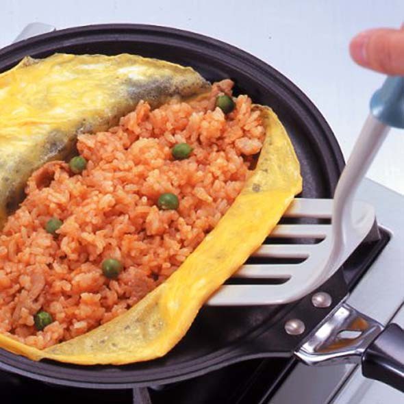 【新品】OmletPro ガス火専用 フライパン オムライスのプロ フライパン オムプロパン】オムライス専用フライパン！【送料無料】【ガス火