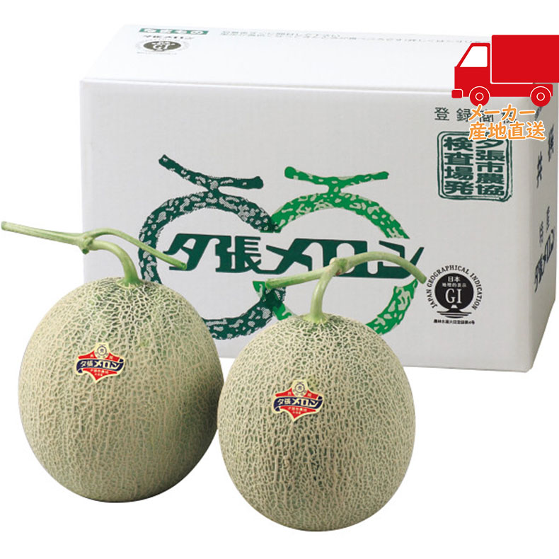 北海道産 JA夕張 夕張メロン（2玉）食料品 産直農産 メロン