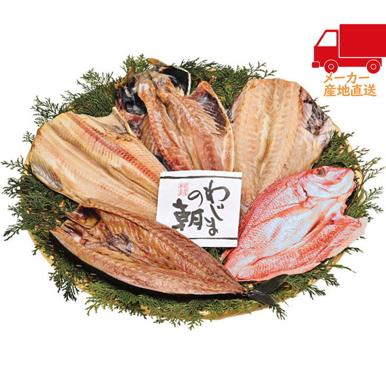 わじまの朝　大きな干物セット（5種5枚）食料品 産直水産 水産物