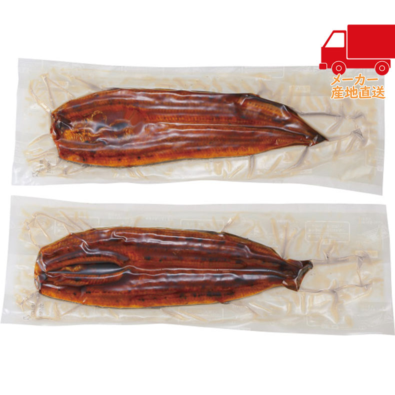 鰻楽　特大国産うなぎ蒲焼（長焼）600ｇ（2尾入）食料品 産直水産 水産物