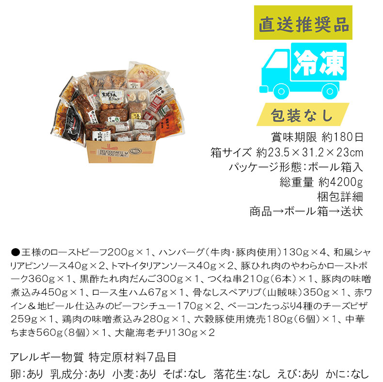 15種たっぷりグルメ福袋 寿食料品 肉加工品の詳細画像1