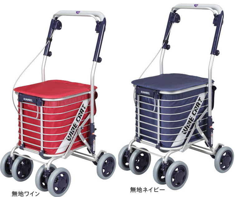 ▽W2152 AS-0275 スワレル 花柄ネイビーブルー お洒落な4輪