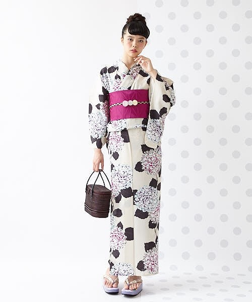 公式 ふりふ 単品 浴衣 あじさい ふりふセレクト 撫松庵 レディース ゆかた Yukata 紫陽花 アジサイ 花柄 レトロ モダン 粋 お洒落 華やか シンプル 大人 0651 4 650 ふりふ 通販 Yahoo ショッピング