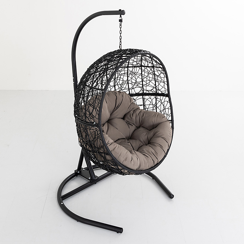 MINT ハンギングチェア 一人掛け スタンド 吊り下げ ドーム型 たまご型