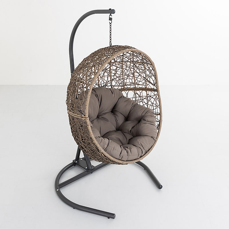 MINT ハンギングチェア 一人掛け スタンド 吊り下げ ドーム型 たまご型