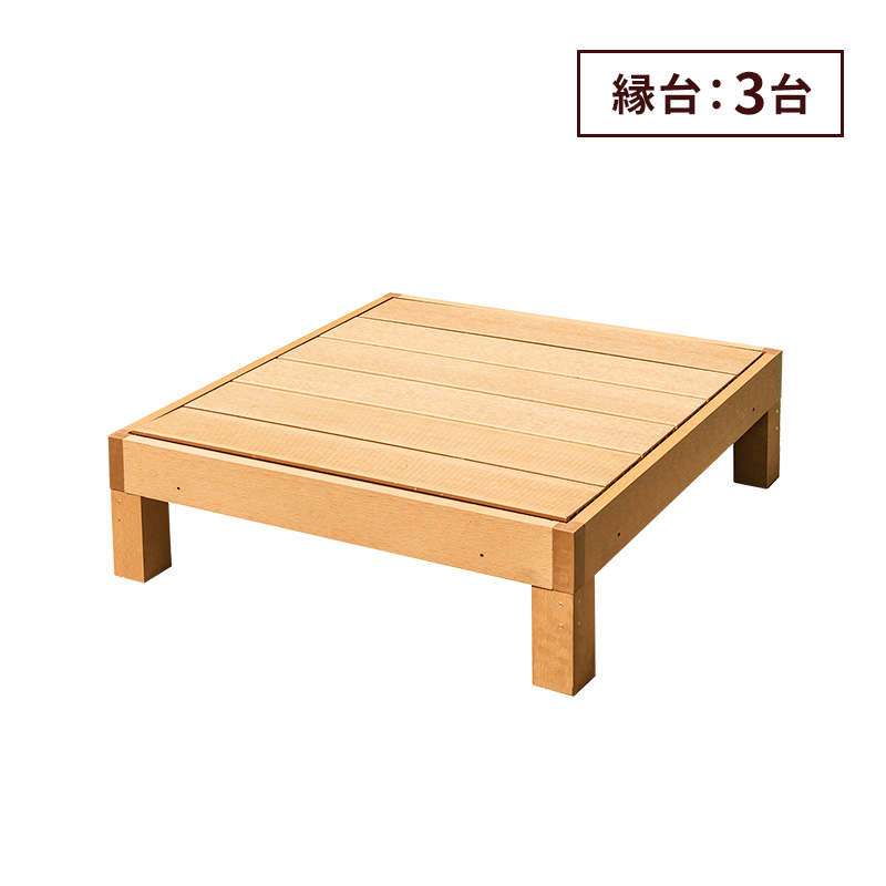 DIY…WOOD…デッキ用…3台‼️+台…キャスター付き3台‼️まとめ売り3台+3台