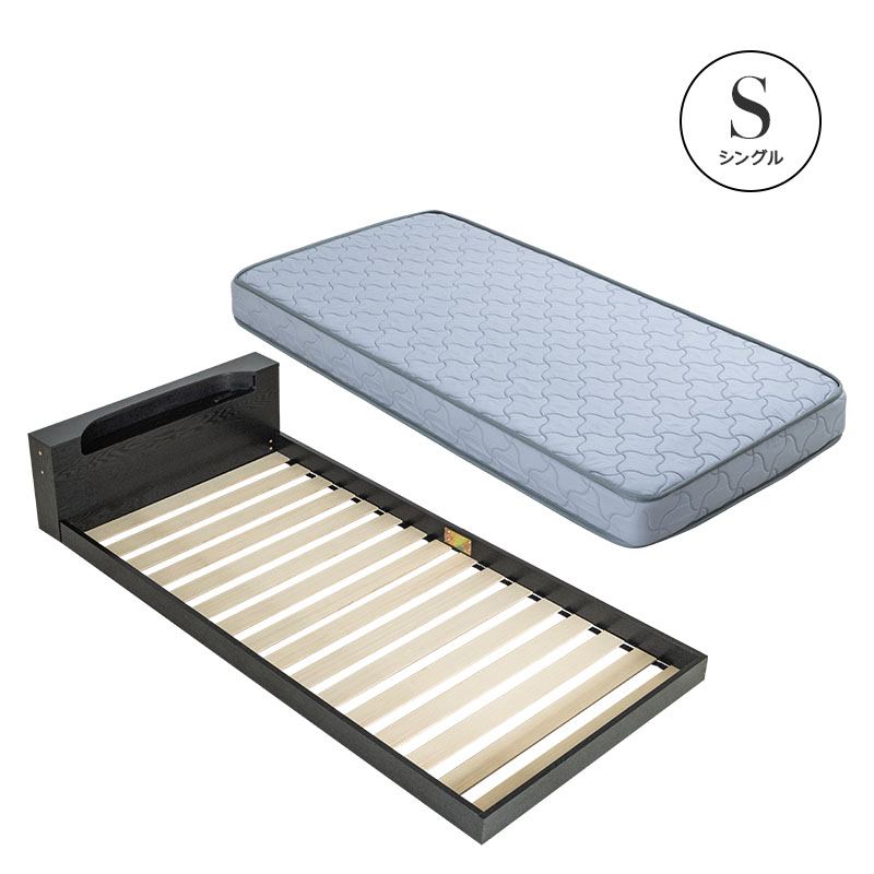 MINT フロアベッド マットレスセット ボンネルコイルマットレス ロー