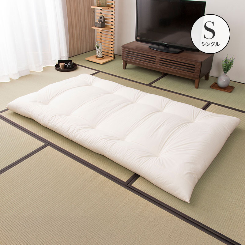MINT 布団 シングル 日本製 伸長式ベッド布団 敷き布団 約95x195cm