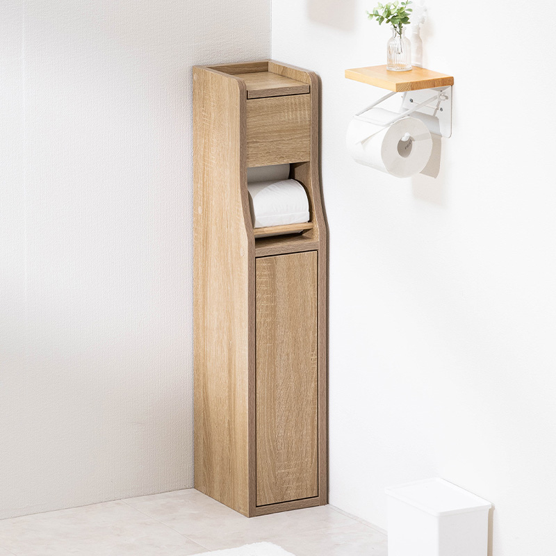 MINT スリム 幅16cm トイレラック トイレットペーパー収納 隙間収納