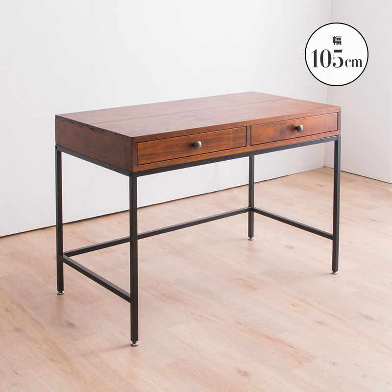 み*ち様 アンティーク　カウンターテーブル105cm　パソコンデスク MINT（家具、インテリア） デスク パソコンデスク 木製 PCデスク