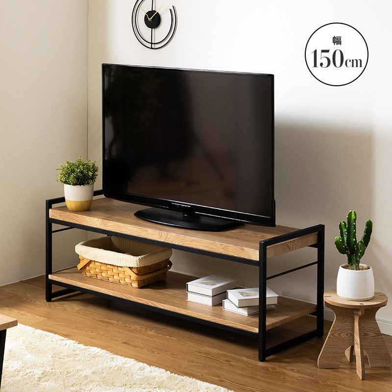 MINT ローボード 幅150 テレビ台 テレビラック 薄型 おしゃれ 脚付き