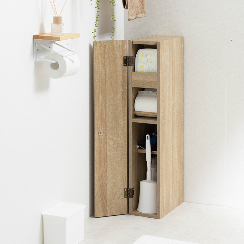 MINT スリム 幅15cm トイレラック トイレットペーパー収納 隙間収納