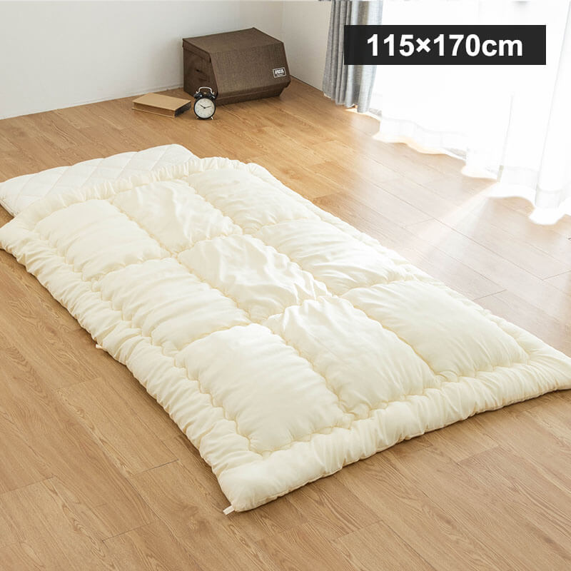 日本製 洗える 掛け布団 小さめ ジュニア 115×170cm 二段ベッド用