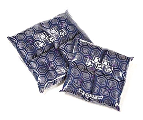 座卓足敷ふとん ミニ 高級亀甲柄織 (小) 4枚組 15×15cm 置物の下に敷い