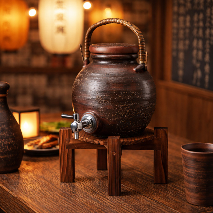 焼酎サーバー 陶器 2.5l 信楽焼 日本製 陶芸 マイナスイオン 効果 お酒