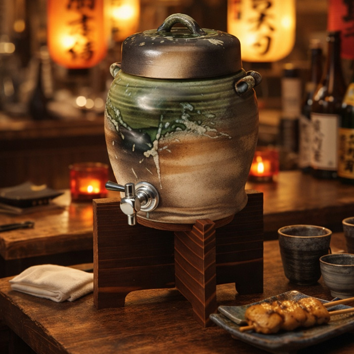 焼酎サーバー 陶器 1.8l 信楽焼 日本製 マイナスイオン 効果 お酒 焼酎