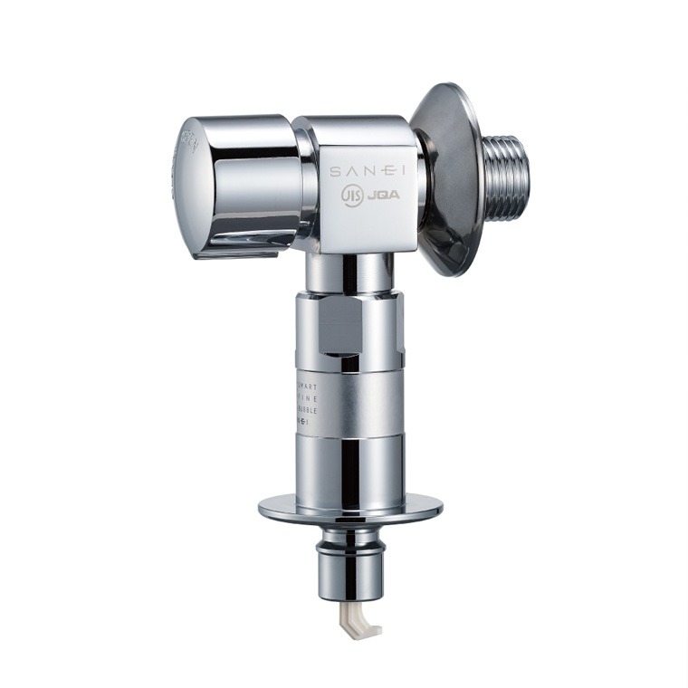 三栄水栓　ウルトラファインバブル発生装置内蔵洗濯機用送り座水栓(寒冷地用)　PY1433T6K ウルトラファインバブル「SANEI」FB洗濯機用送り座水栓【日本製 国産