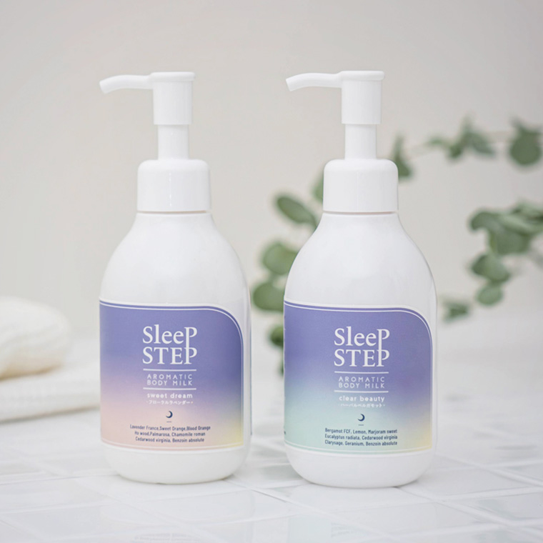 ボディミルク「SLEEP STEP」アロマティックボディミルク200mL【ボディ