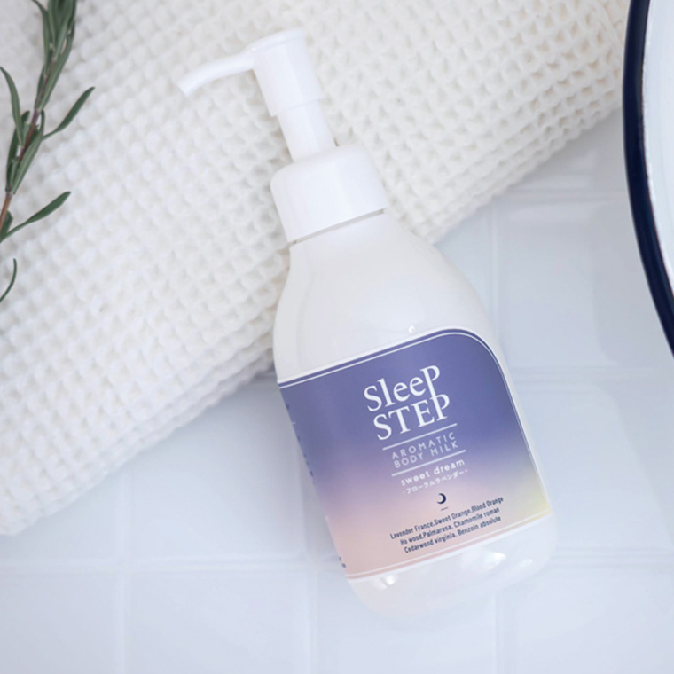 ボディミルク「SLEEP STEP」アロマティックボディミルク200mL【ボディ