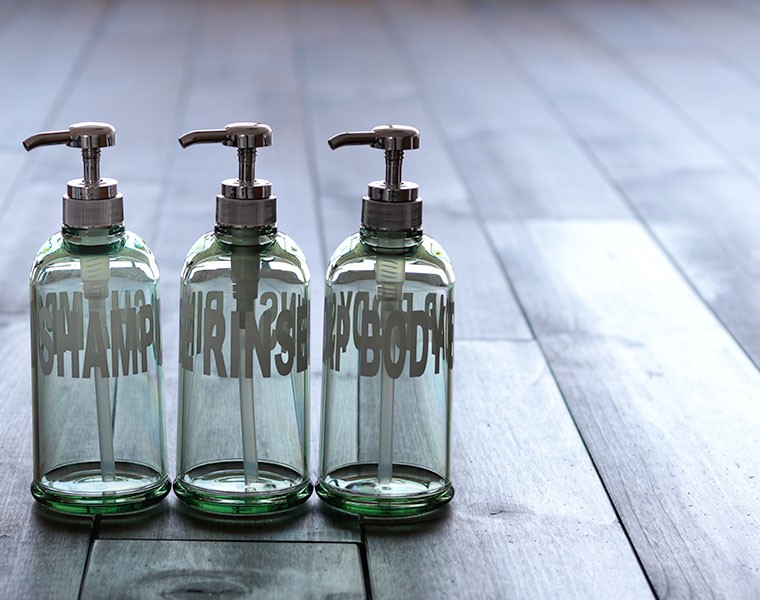 ディスペンサー「モビリア」ソープボトル【詰め替えボトル 大容量