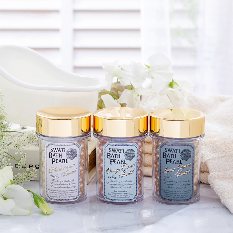 ミスティオール バスパール 入浴化粧料 100g 入浴剤／SWATi_BATH_PEARL（スワティ―バスパール）（M／ホワイト