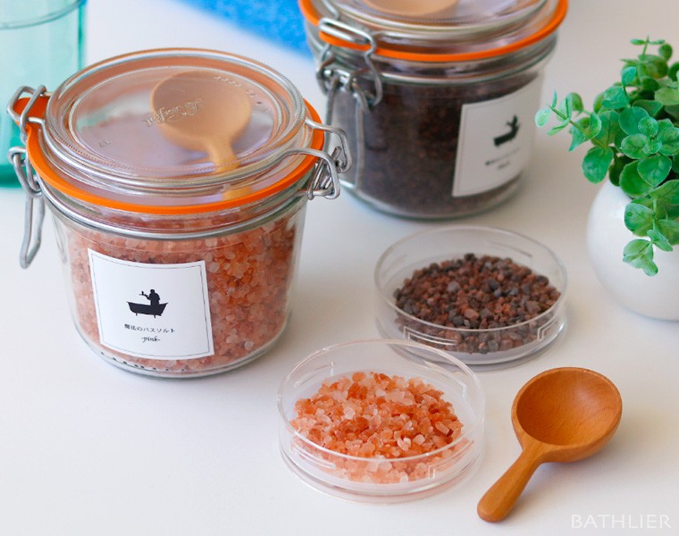 ギフトボックス入り ヒマラヤ岩塩入浴剤「魔法のバスソルト」ジャー