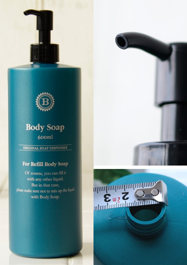 詰め替えボトル／イレモノ「エヴォ」バスボトル3本セット【シャンプー