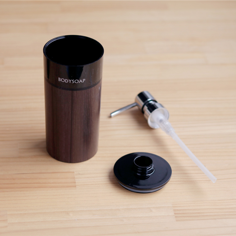 詰め替えボトル3本セット「WOODY ウッディー」丸リムーブ型 500ml