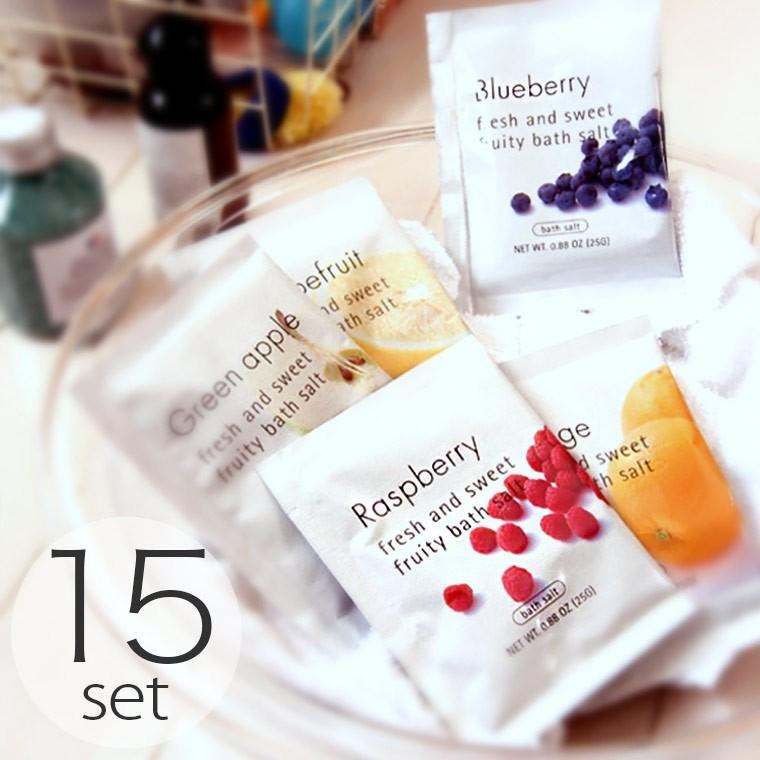 メール便】入浴剤「バスセレクション」バスソルト（15包セット）【入浴