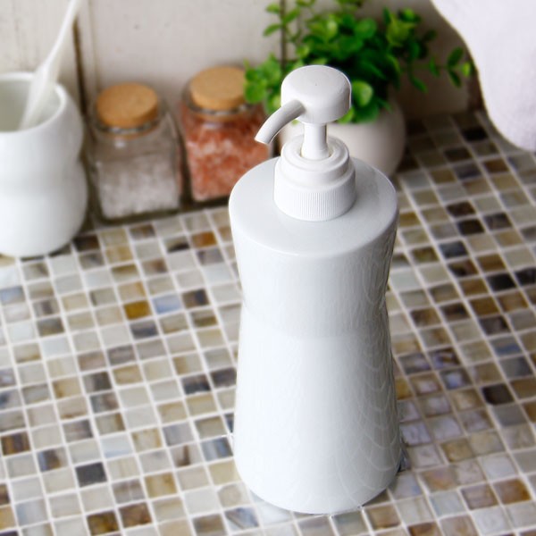 シャンプーポンプ「ホワイトガーデン」【シャンプーボトル シャンプー