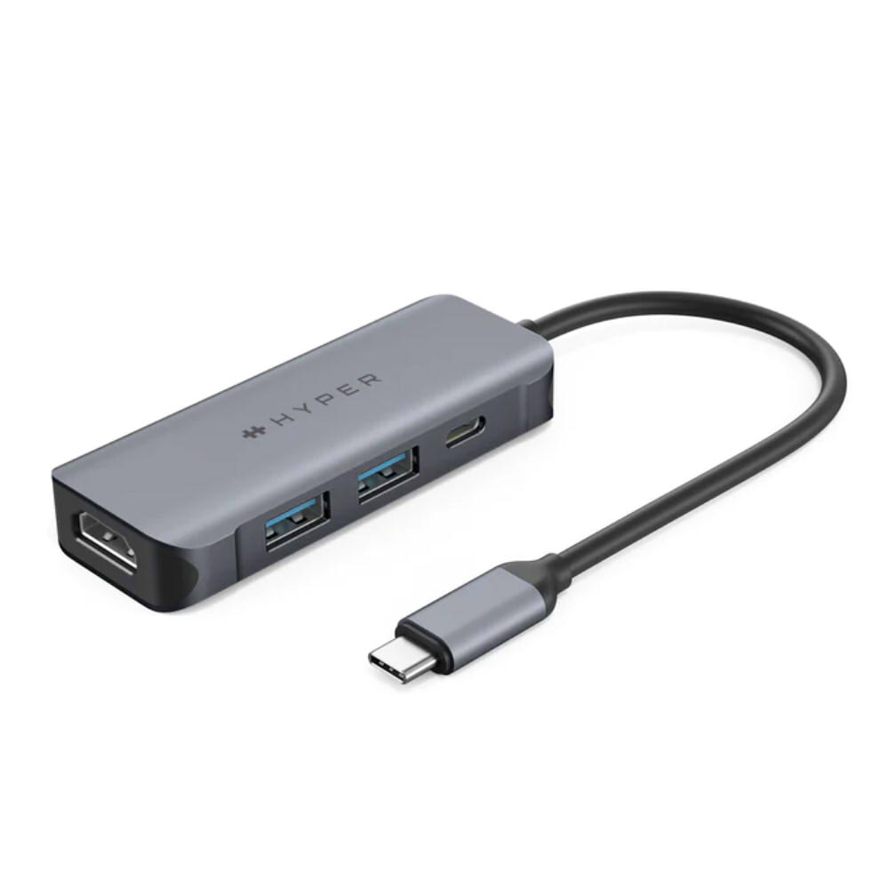 HyperDrive 4in1 USB-C Hub ハイパー ハブ hdmi hub usbハブ sdカード ipad pro 4k ポート sd macbook ipad アダプタ 急速 充電 便利 大容量 データ｜furugakitoolstore