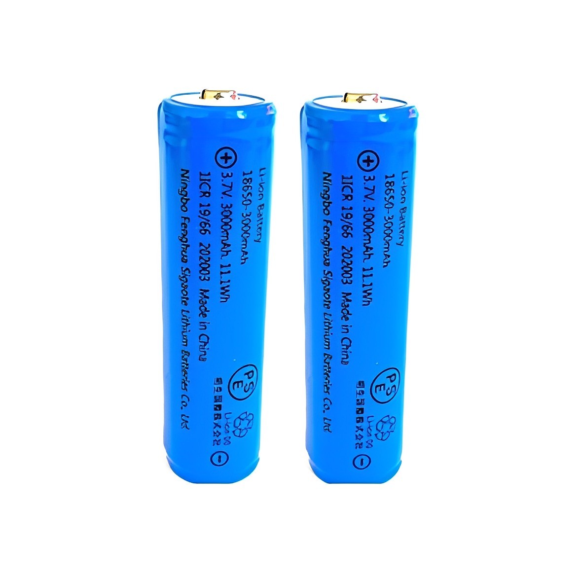 ジュアンクラウド(Juancloud) 18650リチウムイオン電池 SK-1865001-BL