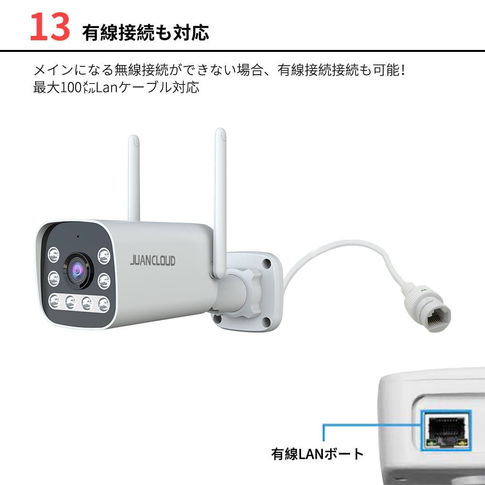 ほぼ新品✨水鏡 防犯カメラ ひかるカメラ 録画 JUNACLOUD センサー 水鏡 ひかるカメラ JA-P293A-W6 : 古河産業 Official EC-Shop - 通販